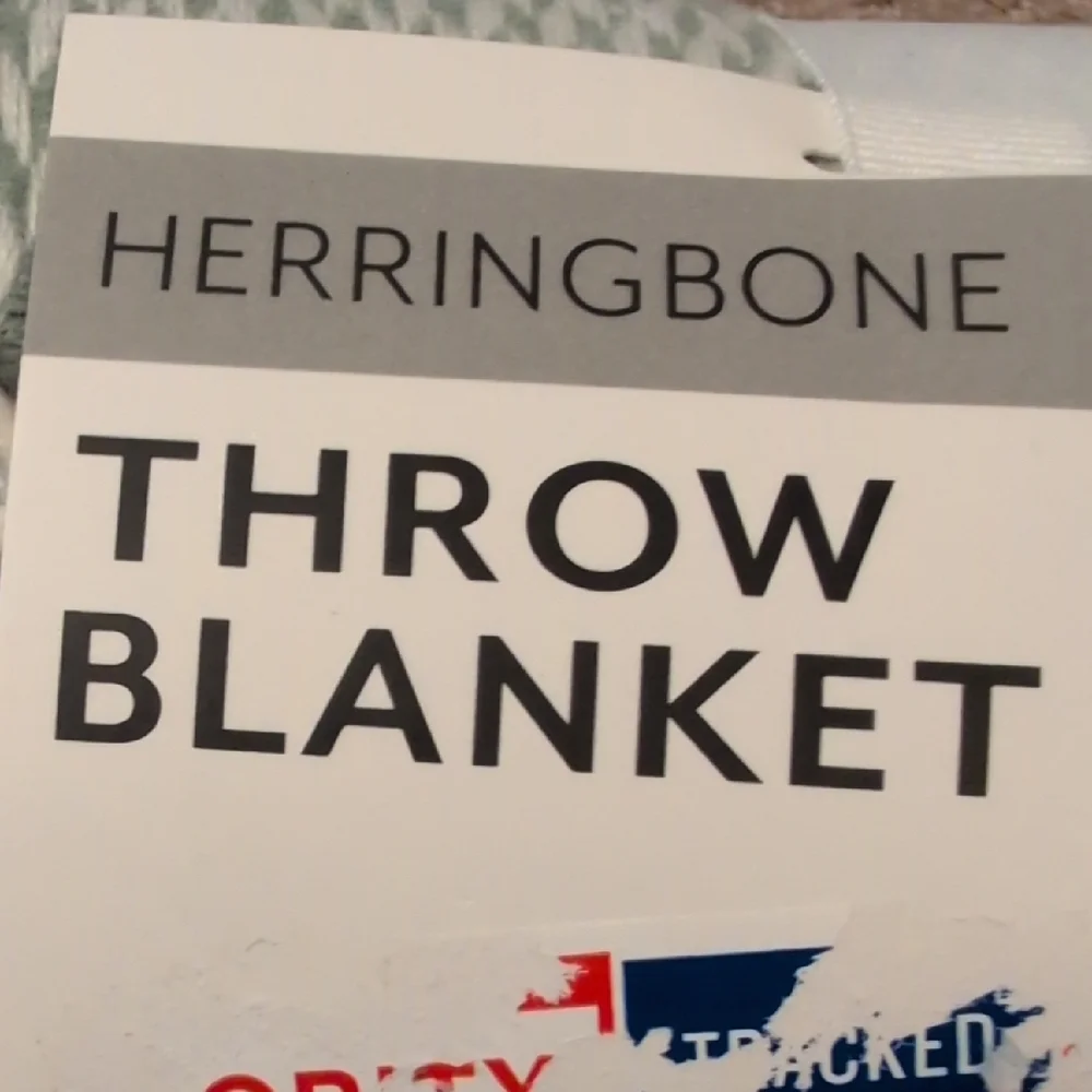 herringbone cozy throw